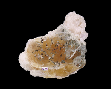 Strontianite on Fluorite, Minerva #1 Mine, Ozark-Mahoning Group, Cave-in-Rock, Hardin County, IL